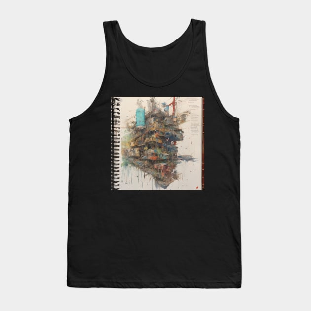 The Sketchbook Tank Top by Eclecterie